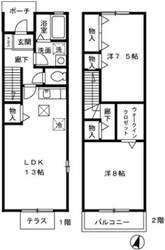 テラスＭの物件間取画像